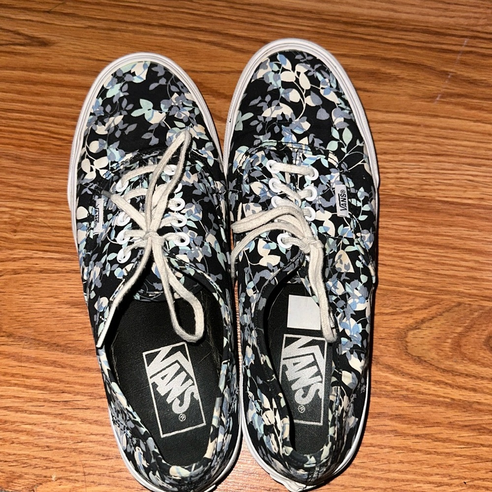 Vans flower print sneakers